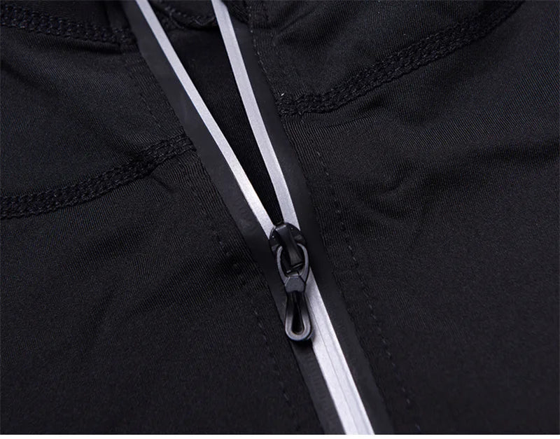 Baki: Print Fitness Running Jackets for Men Sports Athletic Hooded Coats Quick Dry Stretch Outwear Long Sleeve Zip Up Tops