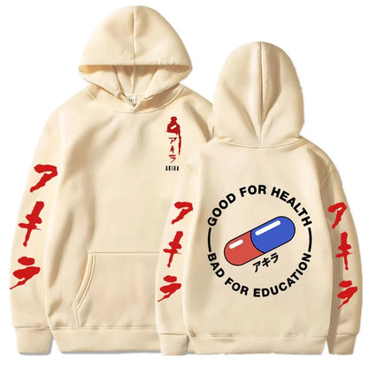 Akira Print: Sweatshirts  Unisex Fashion Sweatshirt Oversized Hoodie long Sleeves Pullover Coat