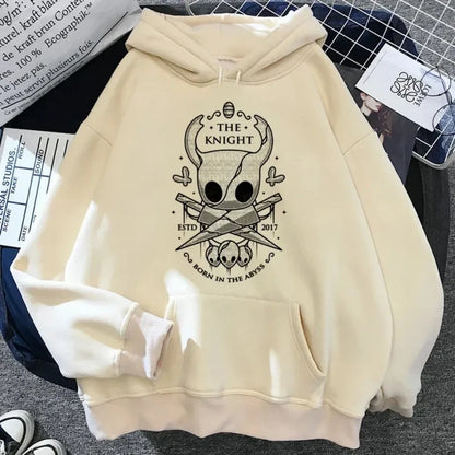 Hollow Knight: Hoodies Men Korea Ulzzang Grunge Y2k Aesthetic Fmale Autumn and Winter Pullover Hoddies Streetwear Graphic