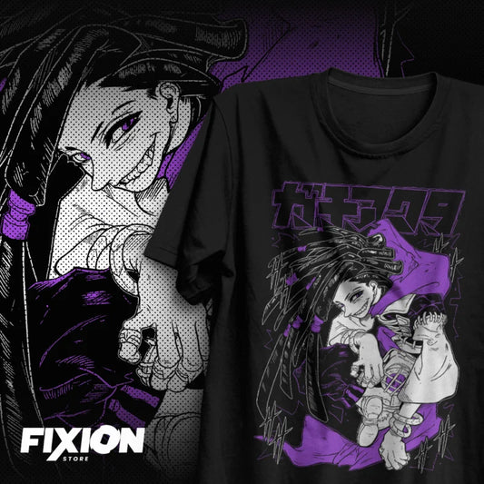 Gachiakuta: Loose Oversized Y2k Short Sleeve Anime T-Shirt Male Clothing Casual Heavy Cotton Top Tee