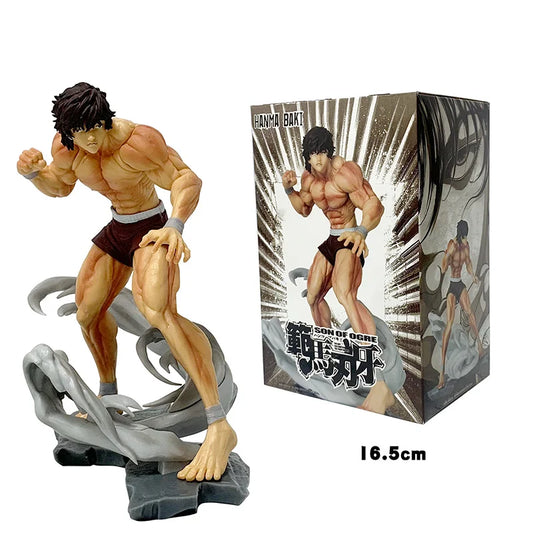 Baki the Grappler: Hanma baki Hanma Yujirō Hanayama Kaoru Jack Hanma Action Figure Model Collection Toys 22CM