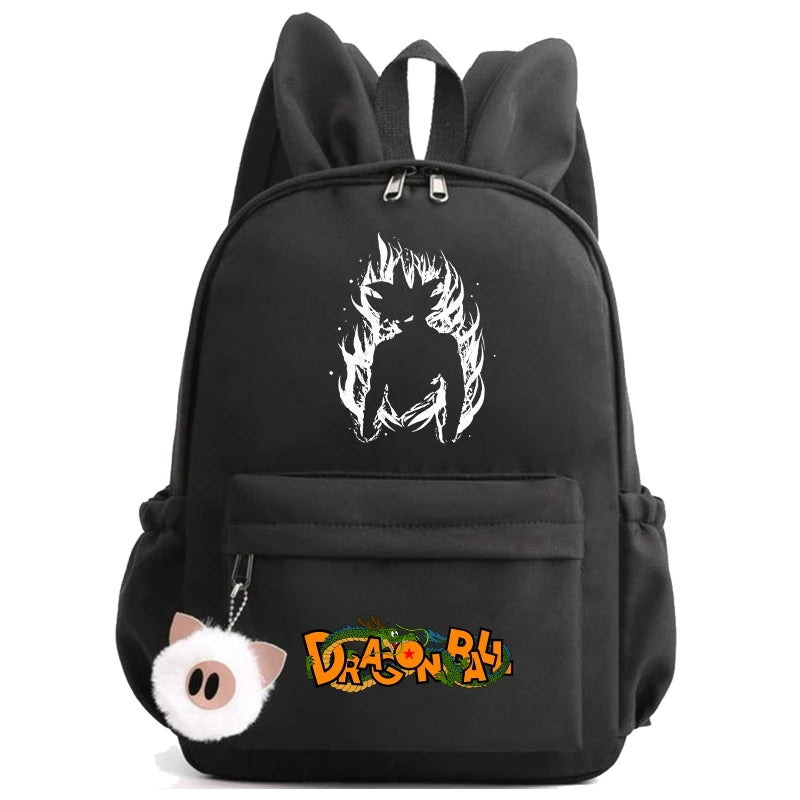 Dragon Ball: Backpack for Rucksack Rabbit Ears Casual School Bag Lunch Bag Birthday Gift Women Mochilas