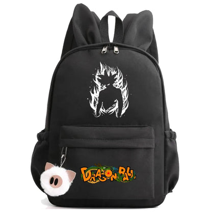 Dragon Ball: Backpack for Rucksack Rabbit Ears Casual School Bag Lunch Bag Birthday Gift Women Mochilas