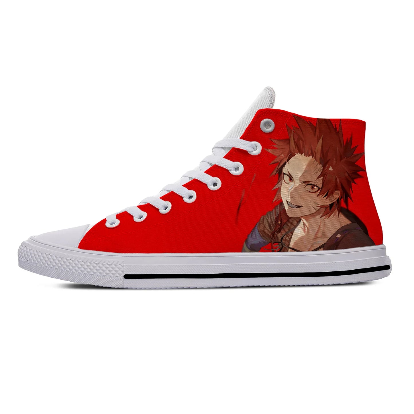 My Hero Academia : Volume 1 Kirishima Eijiro Casual Cloth Shoes High Top Lightweight Breathable 3D Print