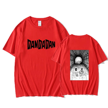 Dandadan: Takakura Ken T-shirts Japanese Characters Tshirts 100% Cotton High Quality T Shirts Sense Of Design