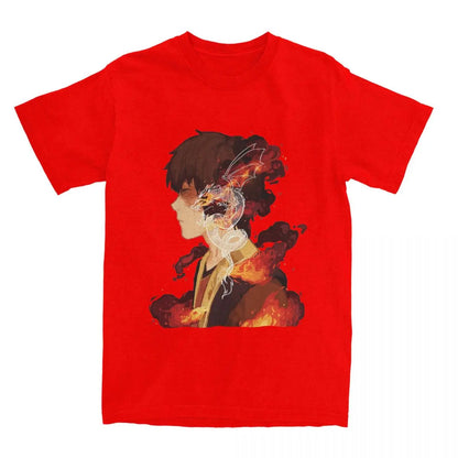 Avatar The Last Airbender: Zuko T-Shirt Men 100%Cotton Short Sleeve Round Neck Summer Tops