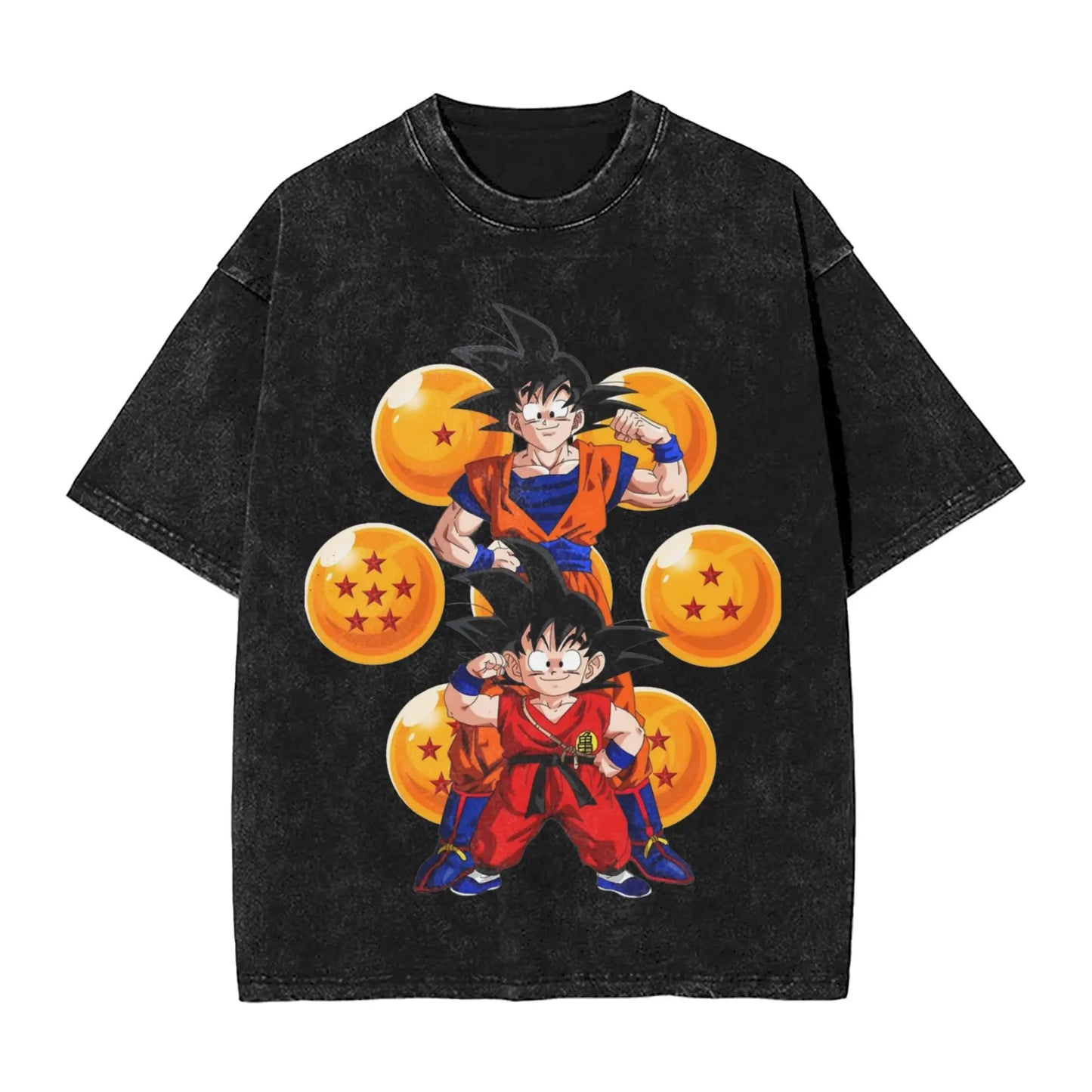 Dragon Ball: 2026 Master Roshi  Printed T-shirt Men's and Women's Washed T-shirt High Quality Vintage Cotton T-shirt Harajuku Tops