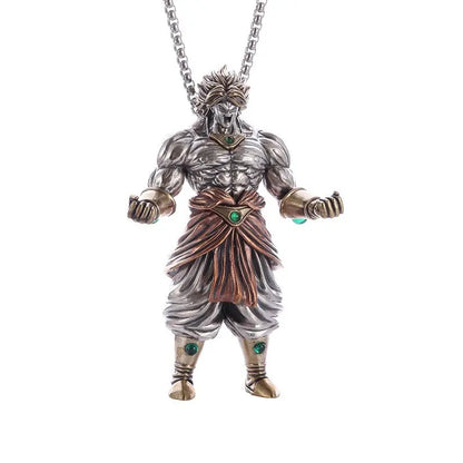 Dragon Ball Z: Super Saiyan Son Goku Alloy Electroplate Necklace Personality Pendant Hip Hop Sweater Chain Comic