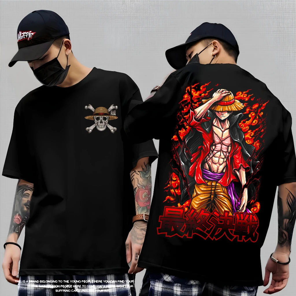 One Piece: Luffy Gear5 Best Selling Issue T-Shirt Unisex ONE PIECE T-Shirt Comfortable and Breathable Y2K