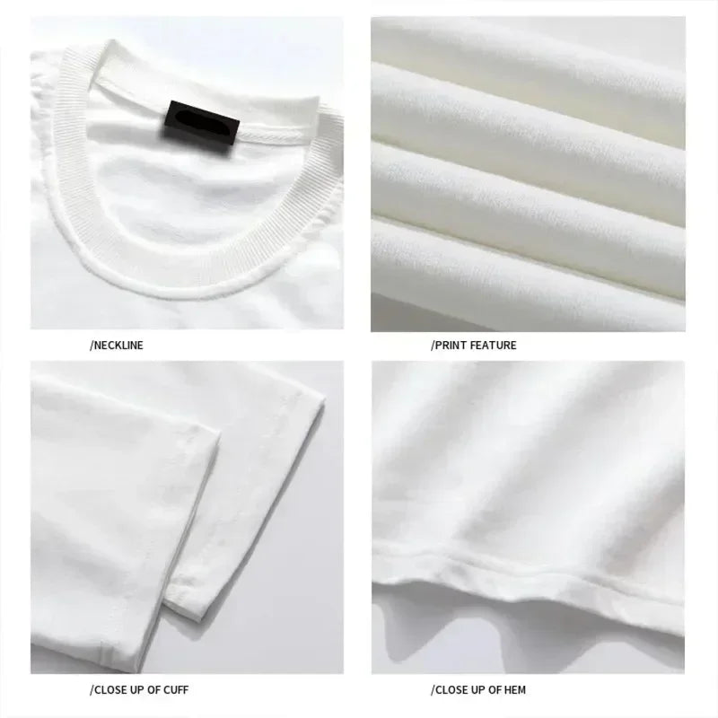 Gachiakuta: Loose Oversized Y2k Short Sleeve Anime T-Shirt Male Clothing Casual Heavy Cotton Top Tee