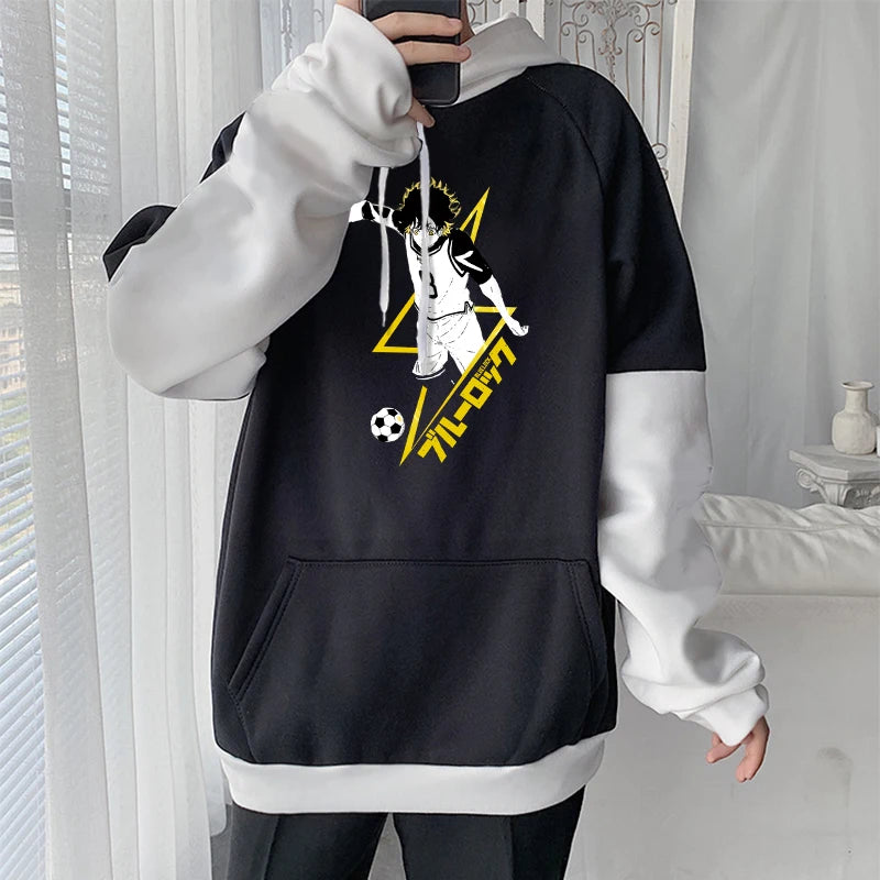 Blue Lock: Meguru Bachira Hoodie Men Women Loose Casual Pullover Sweatshirt Boys Girls Long Sleeves Streetwear Hoodies