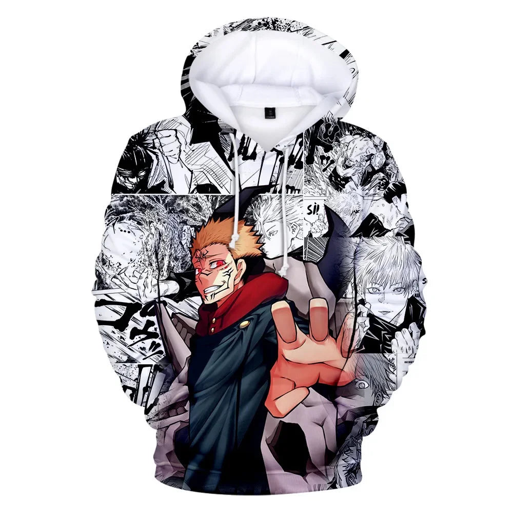 Jujutsu Kaisen: Hoodies Sweatshirts Men/Women Fashion Streetwear Autumn Winter y2k Plus Size Men's Clothing ﻿