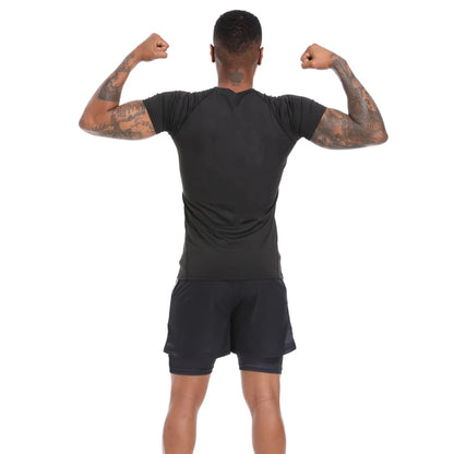 Baki: Men's Tshirt Fitness Sport Running Tight Gym i TShirts Athletic Quick Dry Summer Tops Tee
