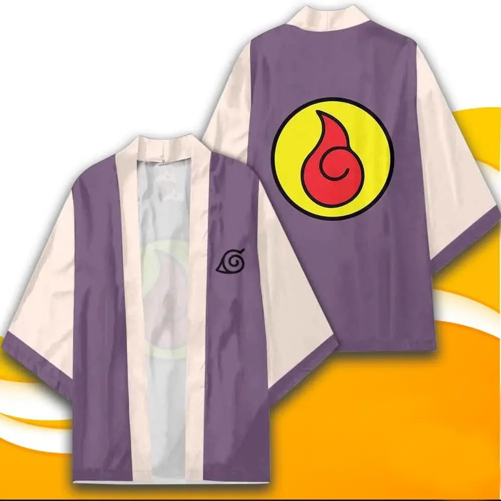 Naruto: Akatsuki Uzumaki Itachi Red Cloud Kimono Shirt Haori Yukata Printing Cosplay Robe Costume Christmas Festival Gifts