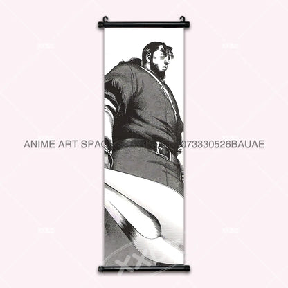 Vinland Saga: Hanging Painting Thorfinn Karlsefni Anime Decorative Poster Leif Ericson Room Decor Scroll Picture Cartoon Wall Art