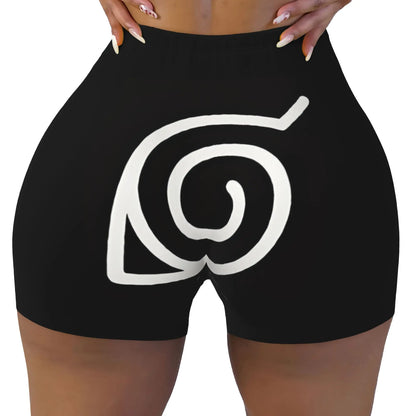 TV Manga Series N-Naruto Biker Running Gym Shorts Women Japane Anime  Athletic Workout Yoga Shorts