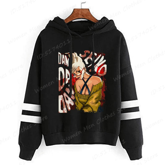 Dandadan: Okarun Hoodies Women Hooded Hoodie Funny Anime Print Sweatshirt Dandadan Graphic Casual Streetwear Hooded Pullovers