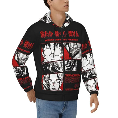 Dandadan: Zipper Hoodies Hip Hop Pullover Autumn Winter Men Women Sweatshirts Long Sleeve Tops