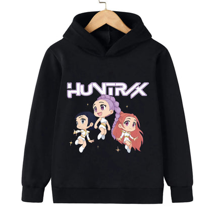 KPop Demon Hunters : Toddler Girl Clothes Demon Hunters Fashion Hoodie Clothes Child Girl Movie New Sweatshirts Casual Tops
