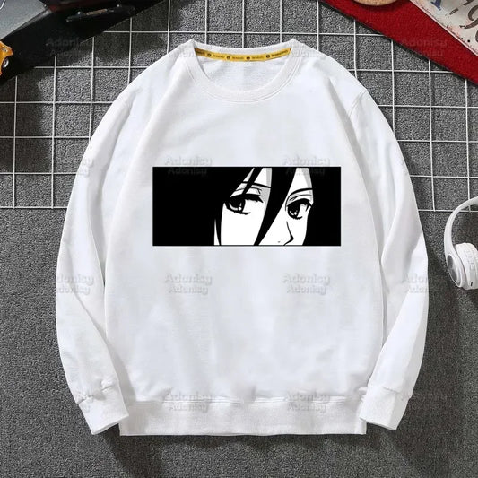 Attack on Titan Fleece Sweatshirts Harajuku Streetwear Autumn Spring Shingeki No Kyojin Anime O Neck Pullover Hoody Mens