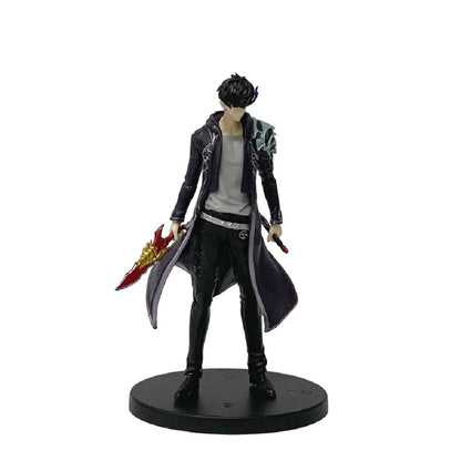 Solo Leveling Up Shadow Monarch Anime Figure Cha Hae-In Action Figure Q Version Igris/Beru Figurine PVC Collection Toys Gift