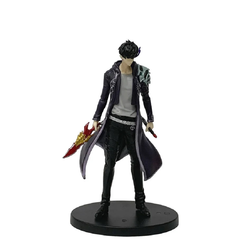 Solo Leveling Up Shadow Monarch Anime Figure Cha Hae-In Action Figure Q Version Igris/Beru Figurine PVC Collection Toys Gift