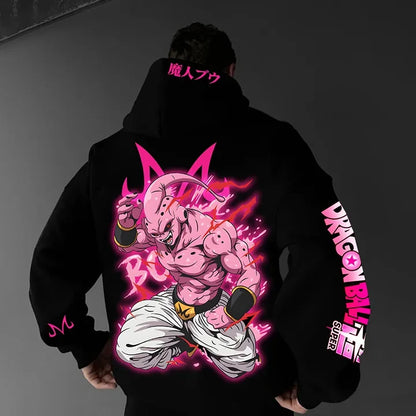 Dragon Ball: Peripheral Versatile Sweater Autumn and Winter Men's and Women's Loose Hooded Sweater