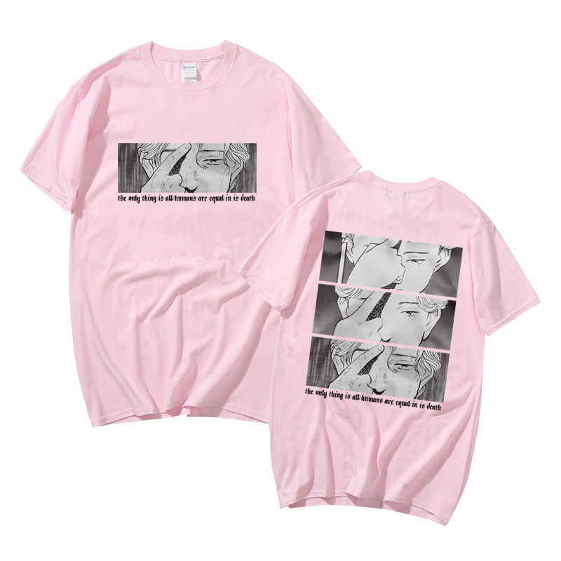 Vinland Saga: New Men T-shirt Anime Monster Naoki Urasawa T Shirt  Tshirt The Onlg Thing Is All Humans Are Equal In Is Denth Tees