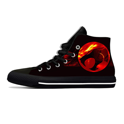 Thundercats: Anime Cartoon Manga Fashion Board Shoes High Top Lightweight Casual Shoes  Breathable Men Women Summer Sneakers