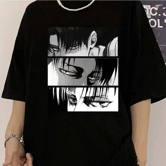 Attack on Titan T Shirt Kawaii Titans Attack Graphic Tees Demale Harajuku Summer Tops Japanese Anime