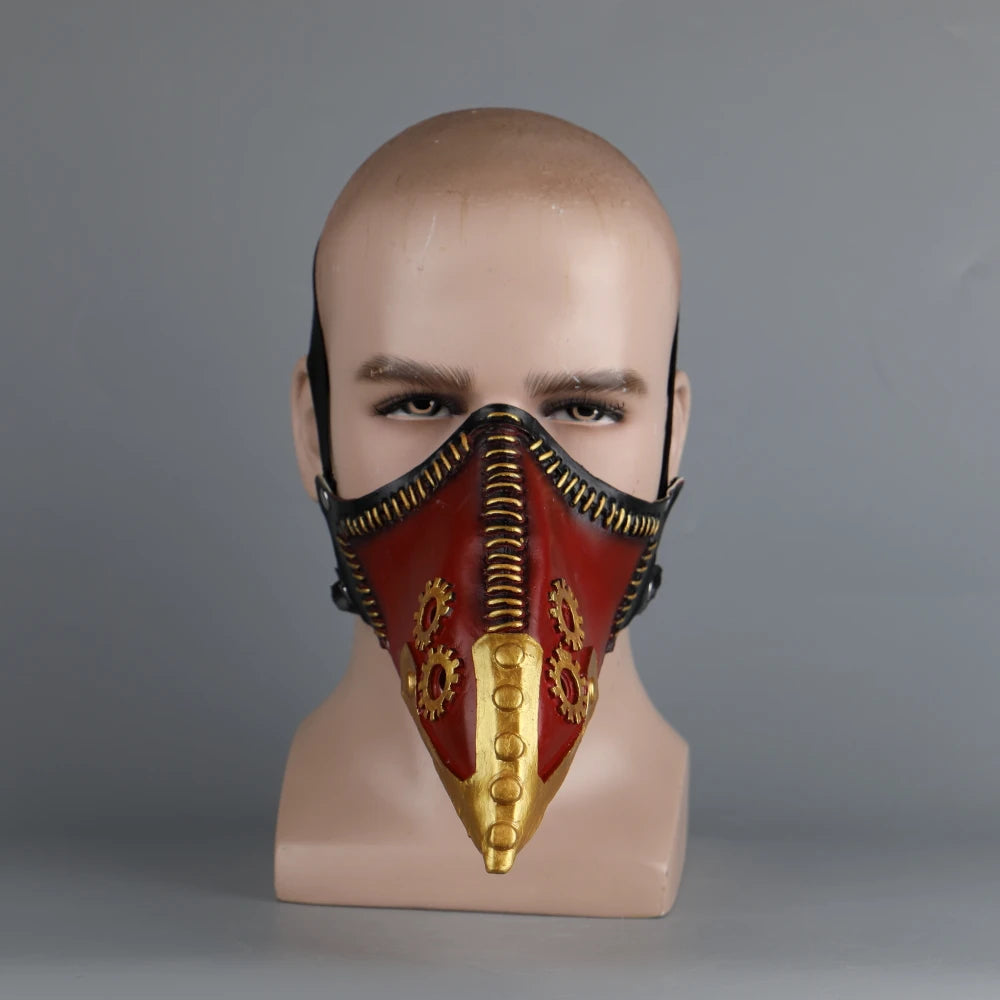 My Hero Academia: Overhaul Mask Cosplay Crow Mouth Chisaki Face Long Beak Gothic Helmet