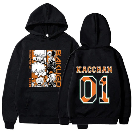 My Hero Academia: Bakugou Katsuki Print Hoodies Women Men Spring Autumn Fashion Pullovers Ladies Hooded Long Sleeve Sweatshirt