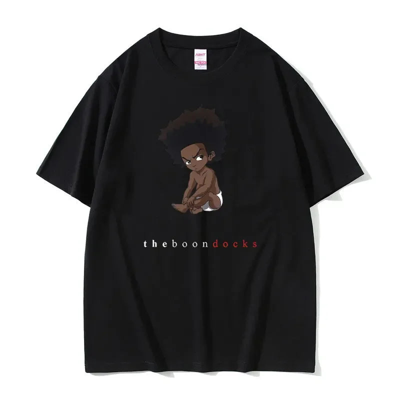 The Boondocks: Graphic Tshirt Funny Men Women Cosplay Rapper The Notorious Big Ready To Die Print T-shirts Biggie Smalls T Shirt