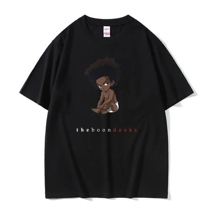 The Boondocks: Graphic Tshirt Funny Men Women Cosplay Rapper The Notorious Big Ready To Die Print T-shirts Biggie Smalls T Shirt