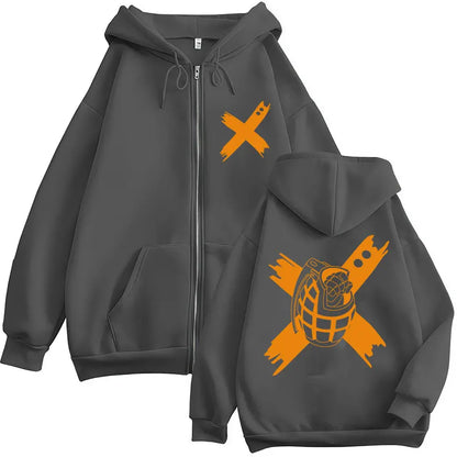 My Hero Academia: Zip Up Hoodies Harajuku Fashion Manga Vintage Sweatshirt Men Women Fleece Oversized Tracksuit Coats