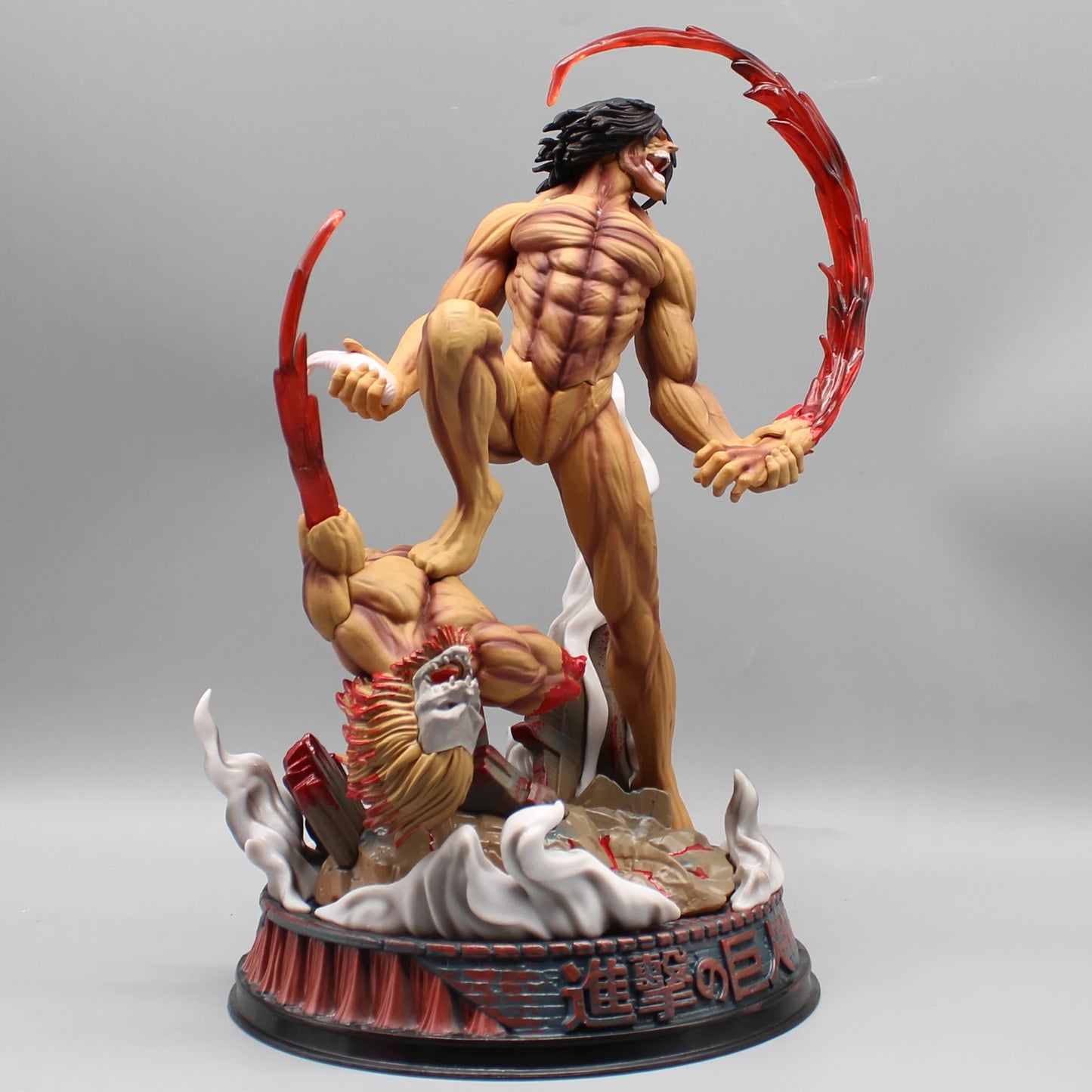 Attack On Titan: Figure The Armored Figures 29cm Titan Eren Jager Action Figurine Model Pvc GK Statue Ornament Toys Gifts