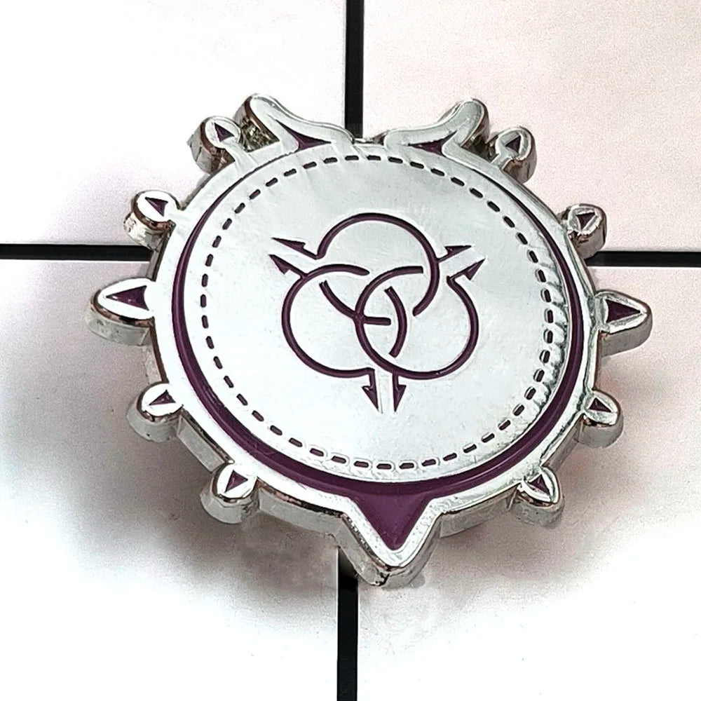 The Rising of The Shield Hero: Raphtaria Tattoo Pattern Badge Classic Anime Character Derivative Peripheral Brooch Decoration