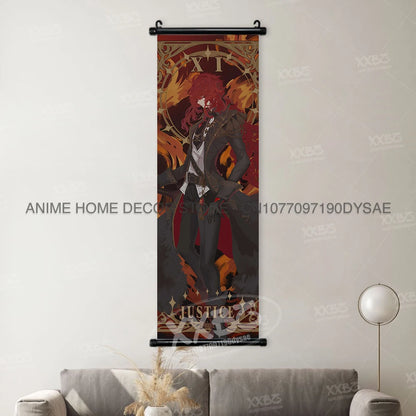 Genshin Impact: Posters Kamizato Ayaka Home Decor Klee Decorative Painting Barbara Scrolls Picture Arataki Itto Wall Artwork Sayu