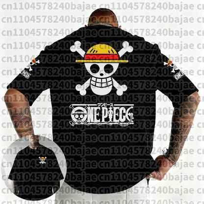 2026 One Piece Japanese Anime Printed Men's T-Shirt Roronoa Zoro Harajuku Short Sleeve Luffy T-shirt Clothing Y2k Top Tee Unisex