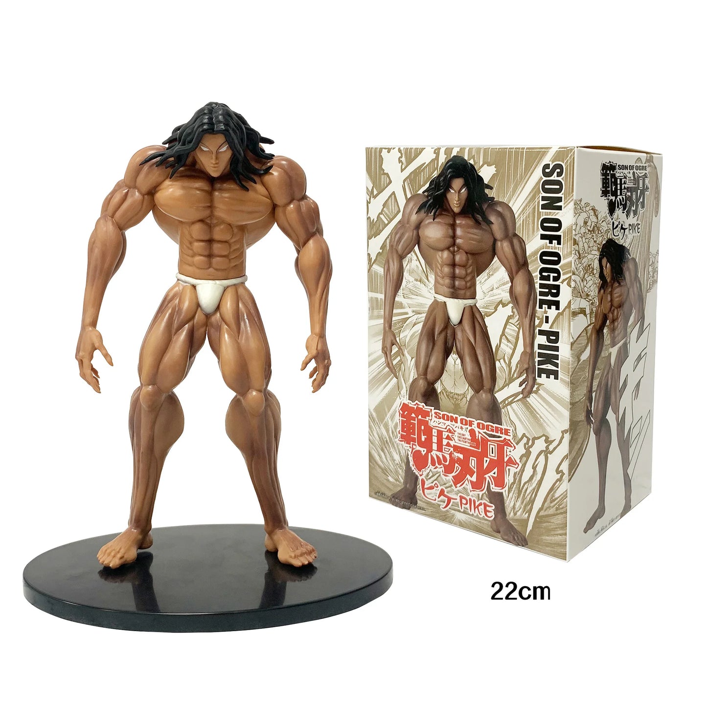 Baki the Grappler: Hanma baki Hanma Yujirō Hanayama Kaoru Jack Hanma Action Figure Model Collection Toys 22CM