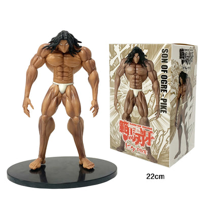 Baki the Grappler: Hanma baki Hanma Yujirō Hanayama Kaoru Jack Hanma Action Figure Model Collection Toys 22CM
