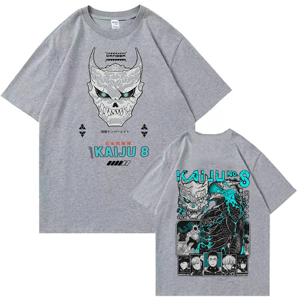 Kaiju No 8: T-shirt Harajuku O-neck Casual Shirt