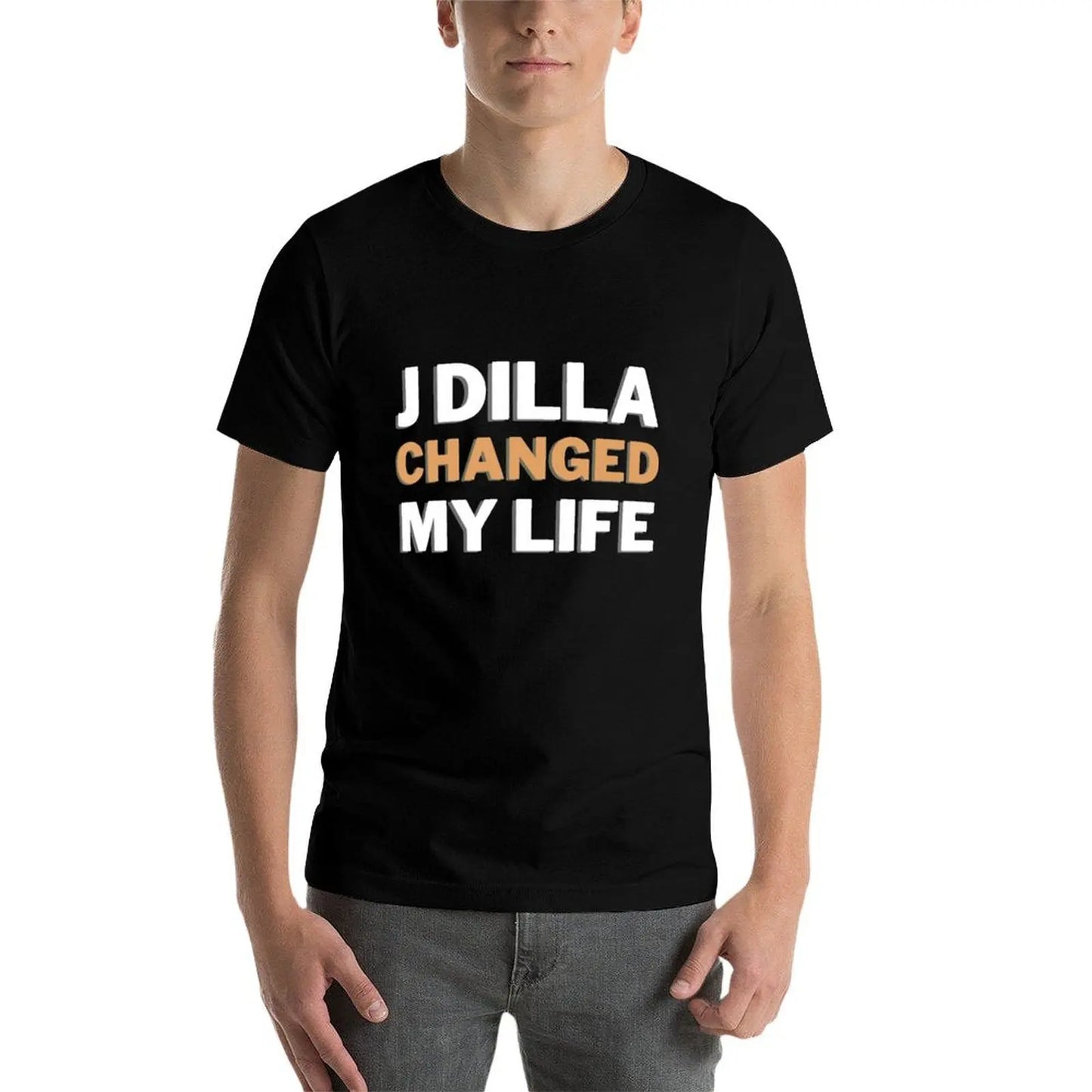 J Dilla:  Changed my Life | JAY DEE T-Shirt Large Size Breathable Tee