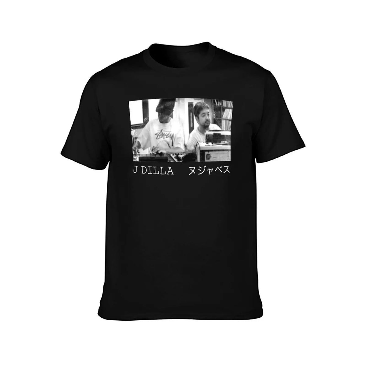 Dilla x Nujabes: T-Shirt Large Size Loose Casual Tee - Samurai Champloo