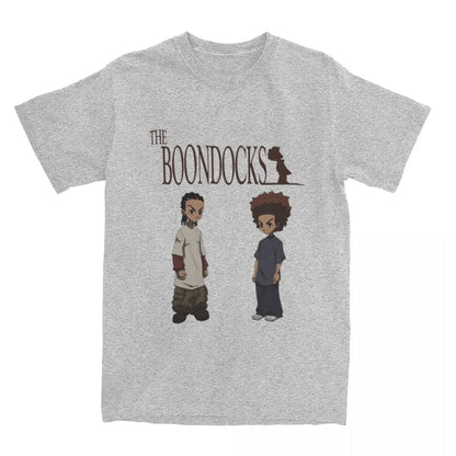 The Boondocks: Riley Huey Freeman T Shirt Stuff 100% Cotton Clothes Vintage Short Sleeve Tee Graphic Printing T-Shirt