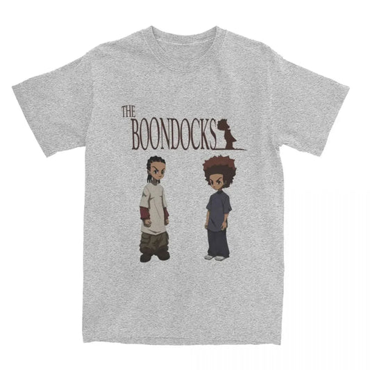 The Boondocks: Riley Huey Freeman T Shirt Stuff 100% Cotton Clothes Vintage Short Sleeve Tee Graphic Printing T-Shirt