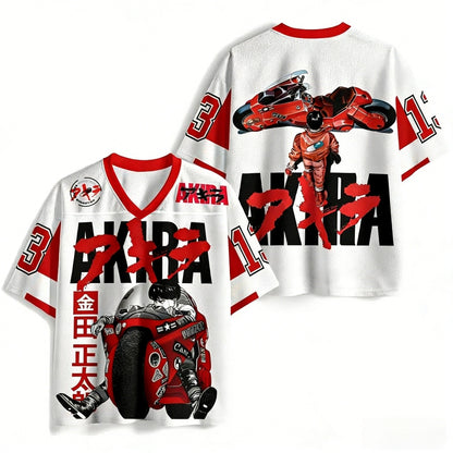 Akira: Retro Cosplay T-shirt Men's T-shirt Oversized 3D Printed Short-sleeved Family Unisex Children's Sports Shirt