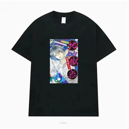 Hell's Paradise: Jigokuraku Short Sleeve T-Shirt Anime Cartoon Print Breathable Cotton Youth Fashion Summer Wear