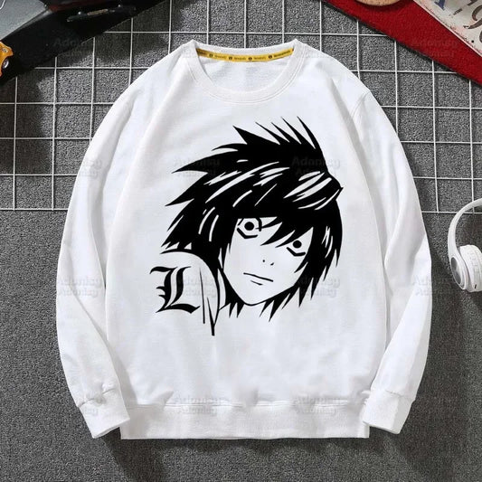 Death Note: L Ryuk Sweatshirts Harajuku Men's Ryuuku Animation Collectable Casual Clothes