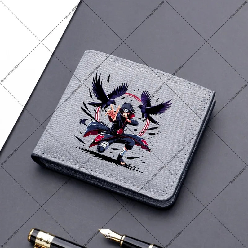 Naruto: Variotion Wallet Sasuke Sakura Cartoon Anime Pattern Portable Purses Boys Girls Cute Purse Women Creative Wallets Party Gifts